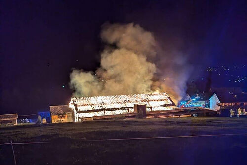 Schwarzenberg Brand Bauernhof